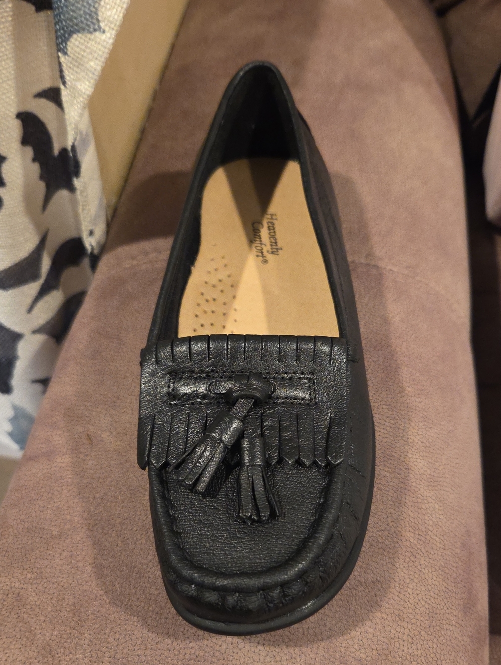 Black Tassel Kiltie Loafer - Women's Slip-On